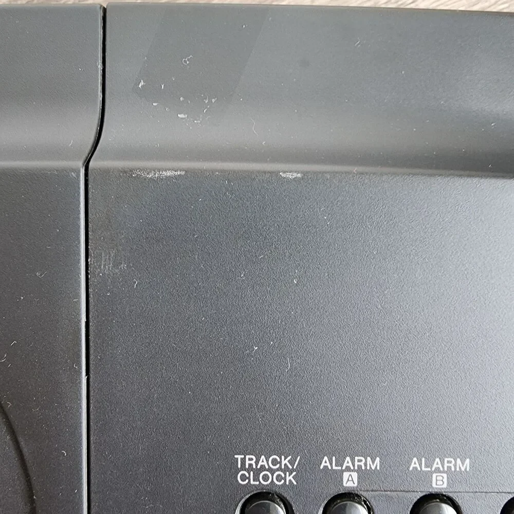 Vintage Sony ICF-CD810 AM/FM Clock Radio CD Player Audio Tested Working